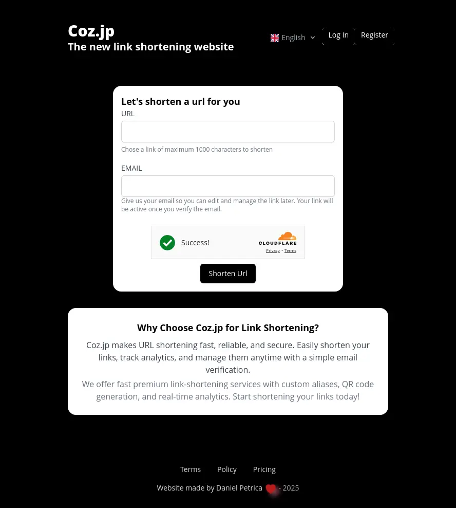 Screenshot 1 of coz.jp