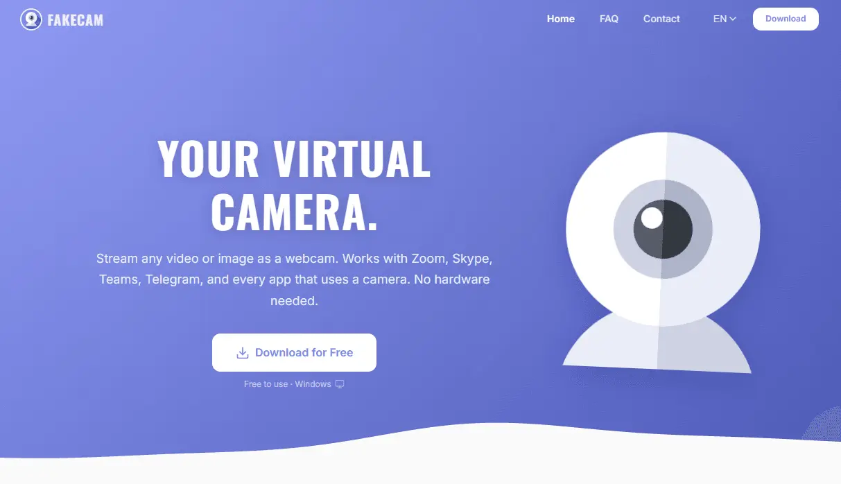 Screenshot 1 of FakeCam