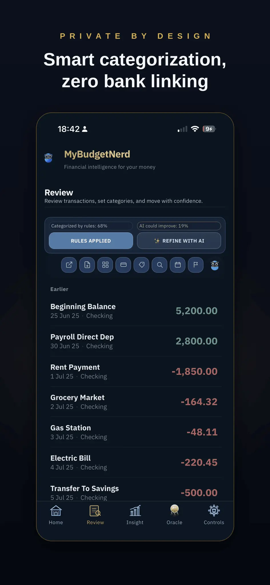 Screenshot 8 of MyBudgetNerd