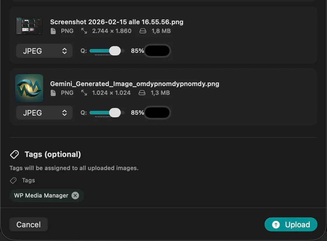 Screenshot 3 of WP Media Manager