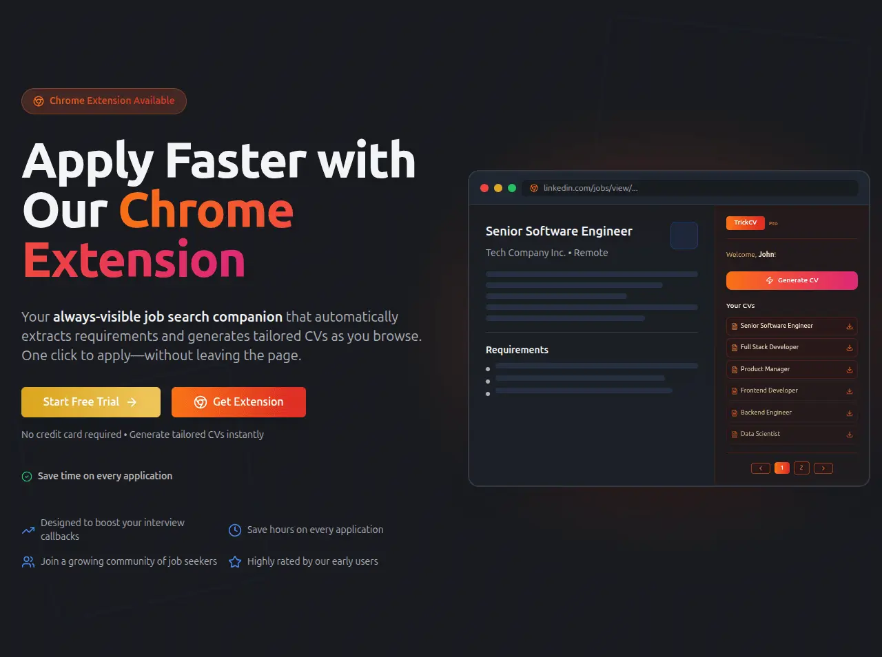 Screenshot 1 of TrickCV