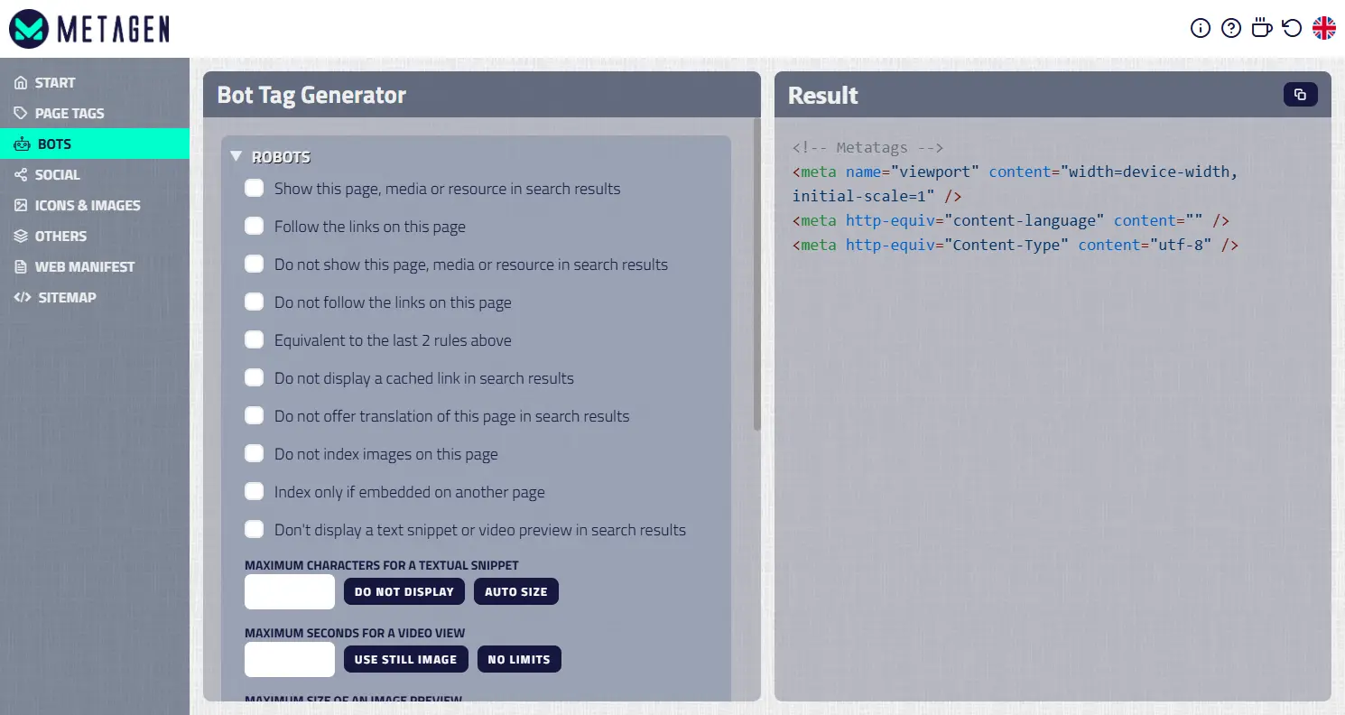 Screenshot 1 of Metagen