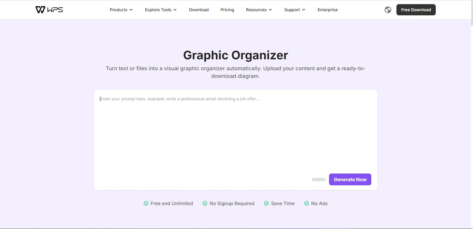 Screenshot 1 of Graphic Organizer