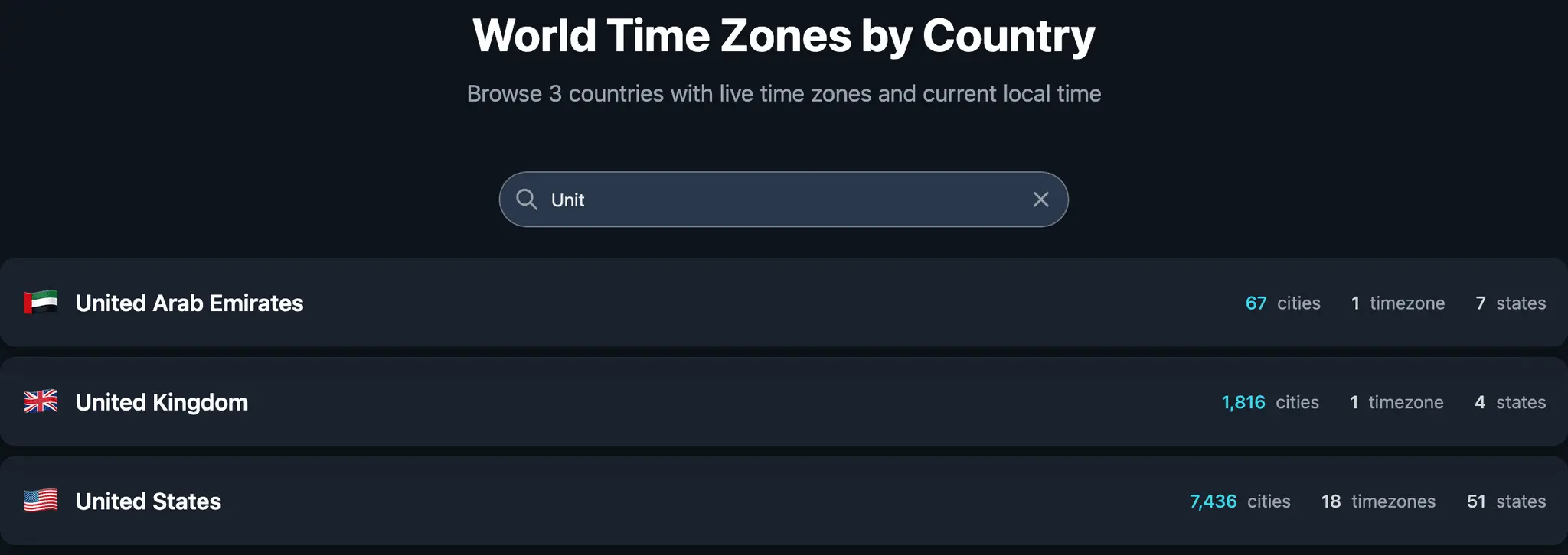 Screenshot 3 of Time Zone Converter & World Clock | Free