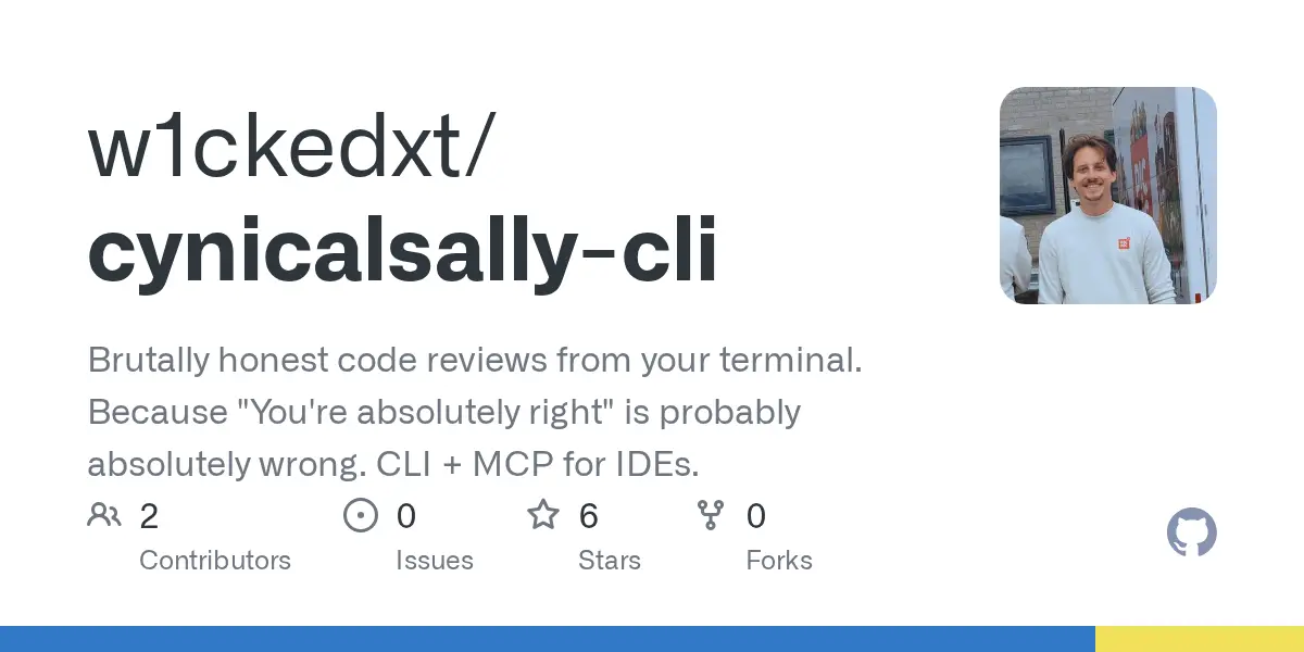 Screenshot 1 of Cynical Sally CLI