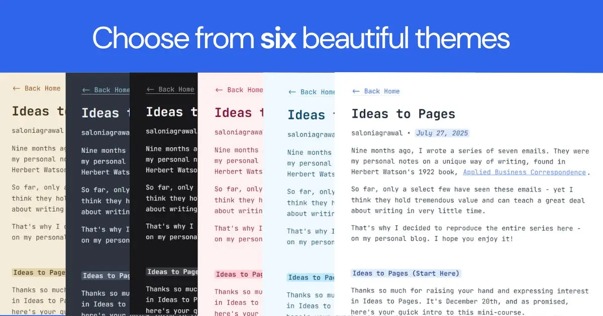 Screenshot 1 of tlblog