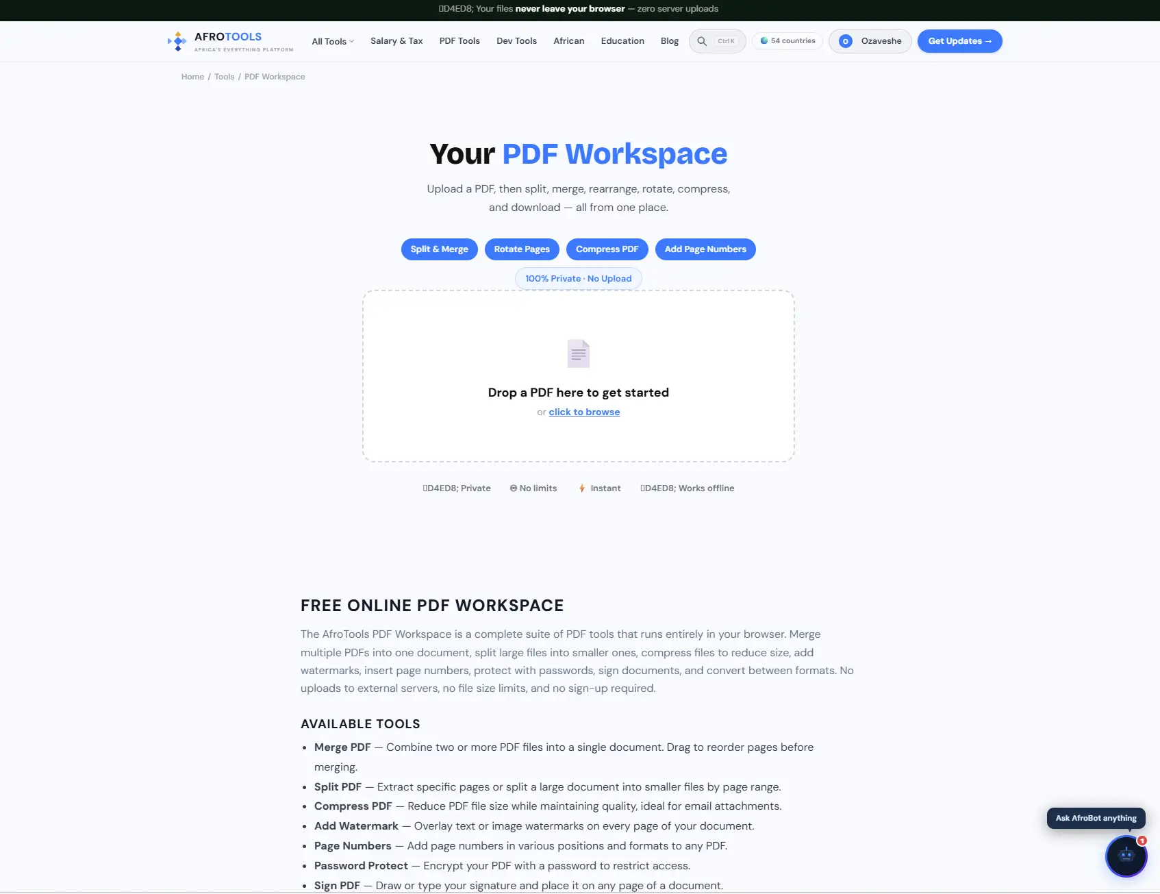 Screenshot 1 of AfroTools
