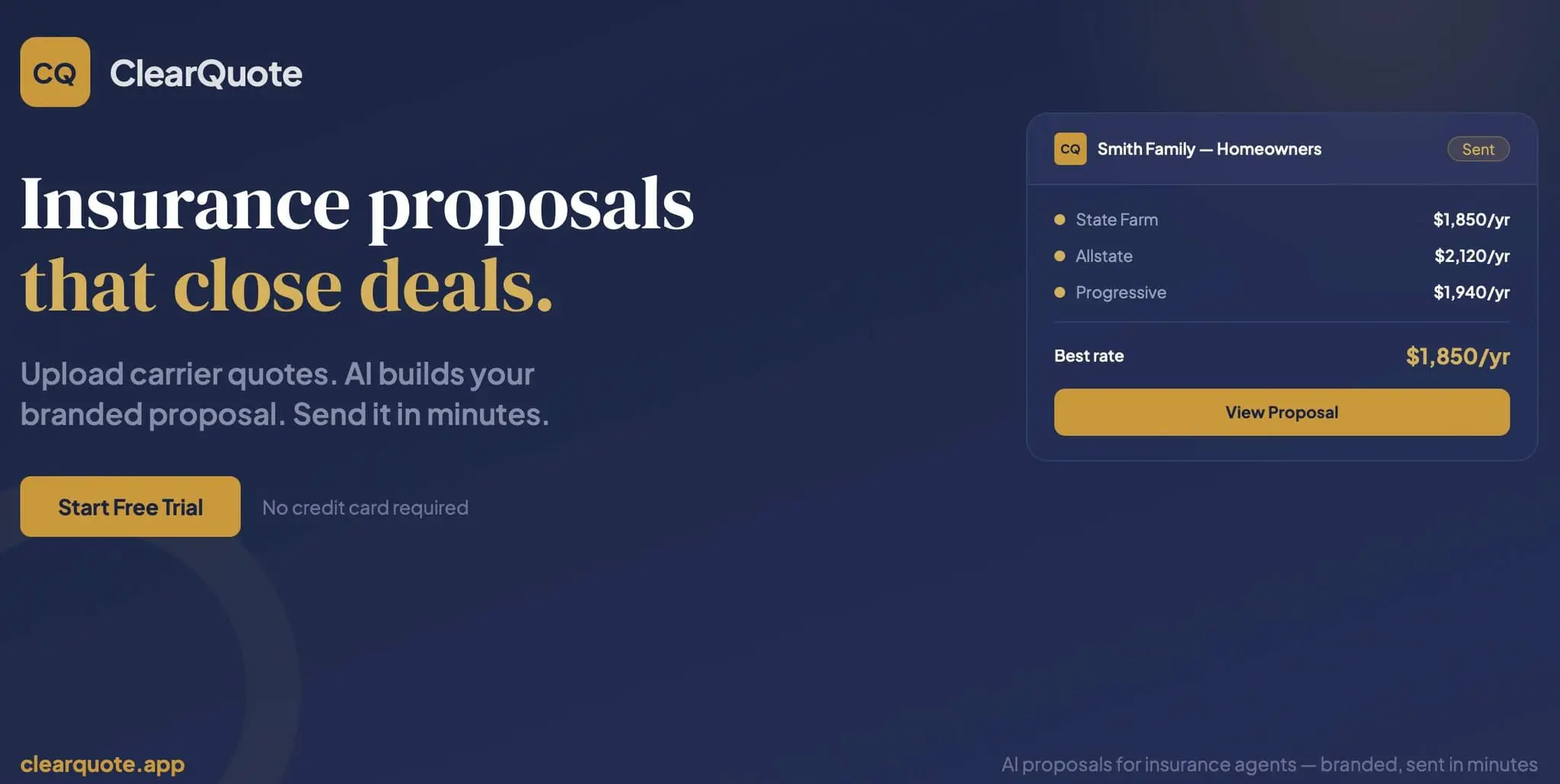Screenshot 1 of ClearQuote