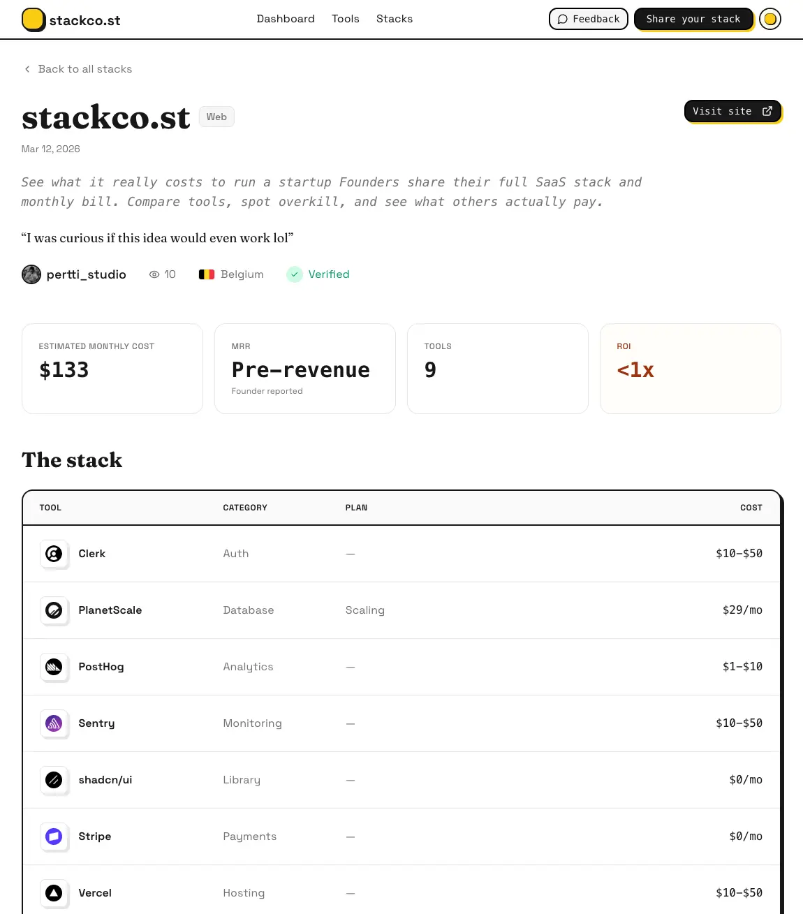 Screenshot 2 of stackco.st
