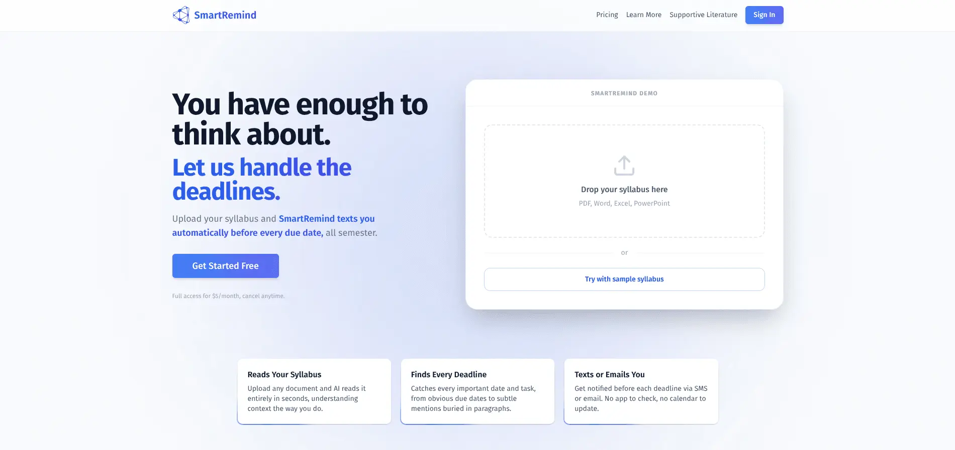Screenshot 1 of SmartRemind
