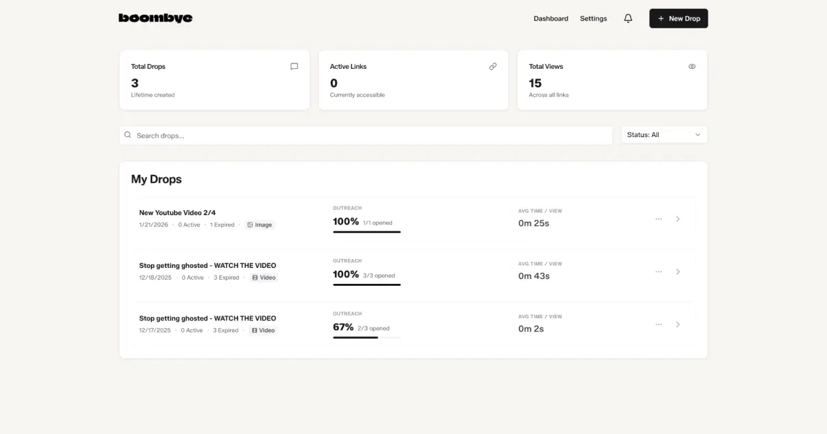Screenshot 1 of Boombye.io