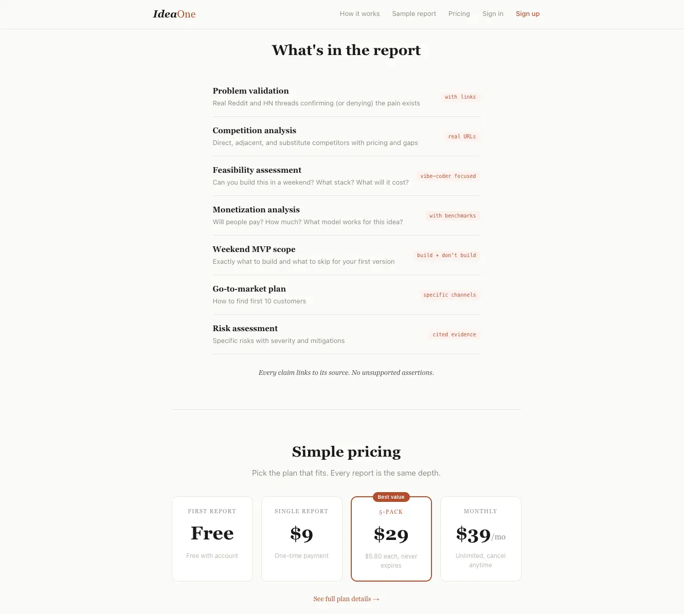 Screenshot 1 of IdeaOne