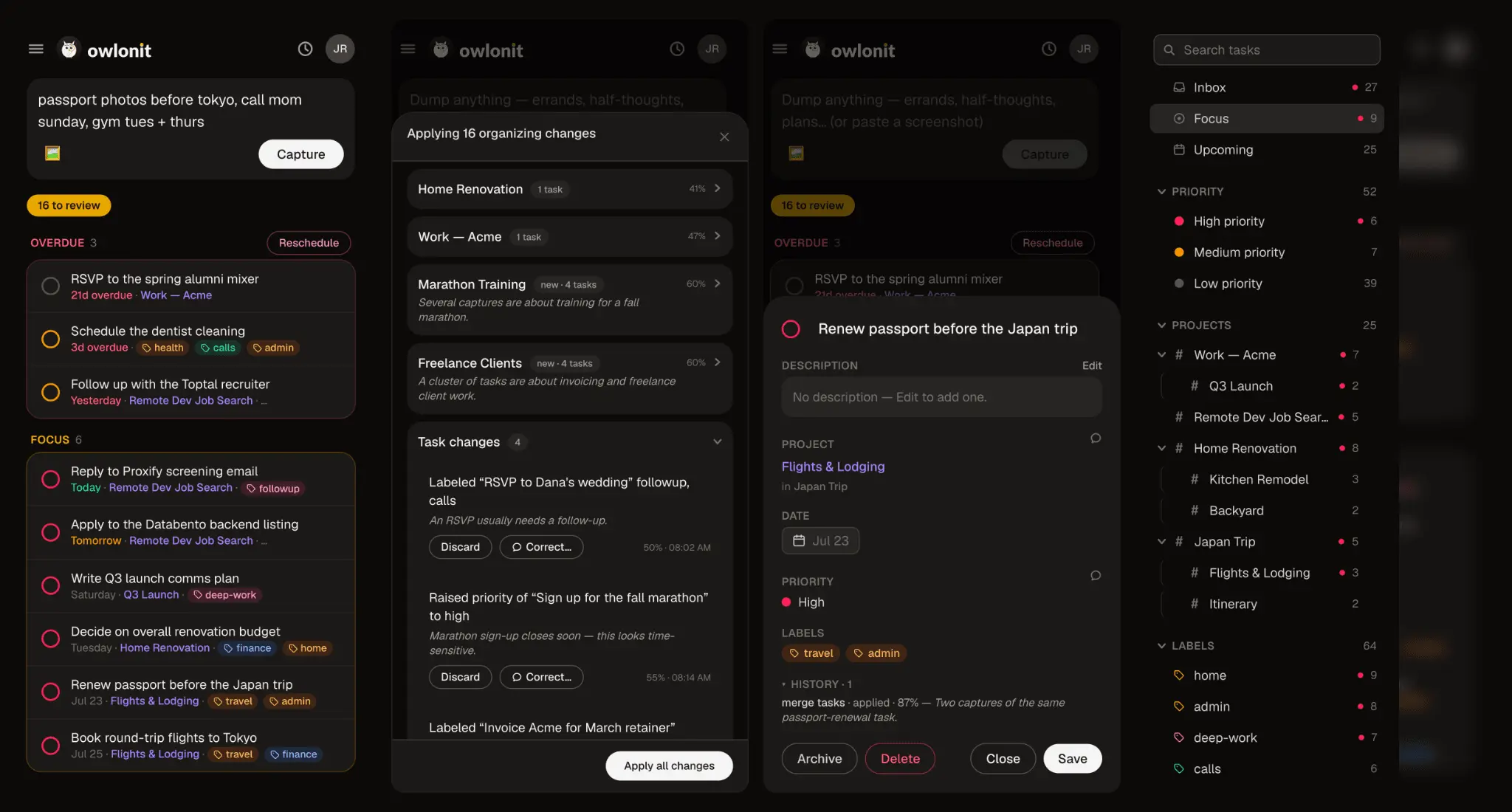 Screenshot 1 of Owlonit