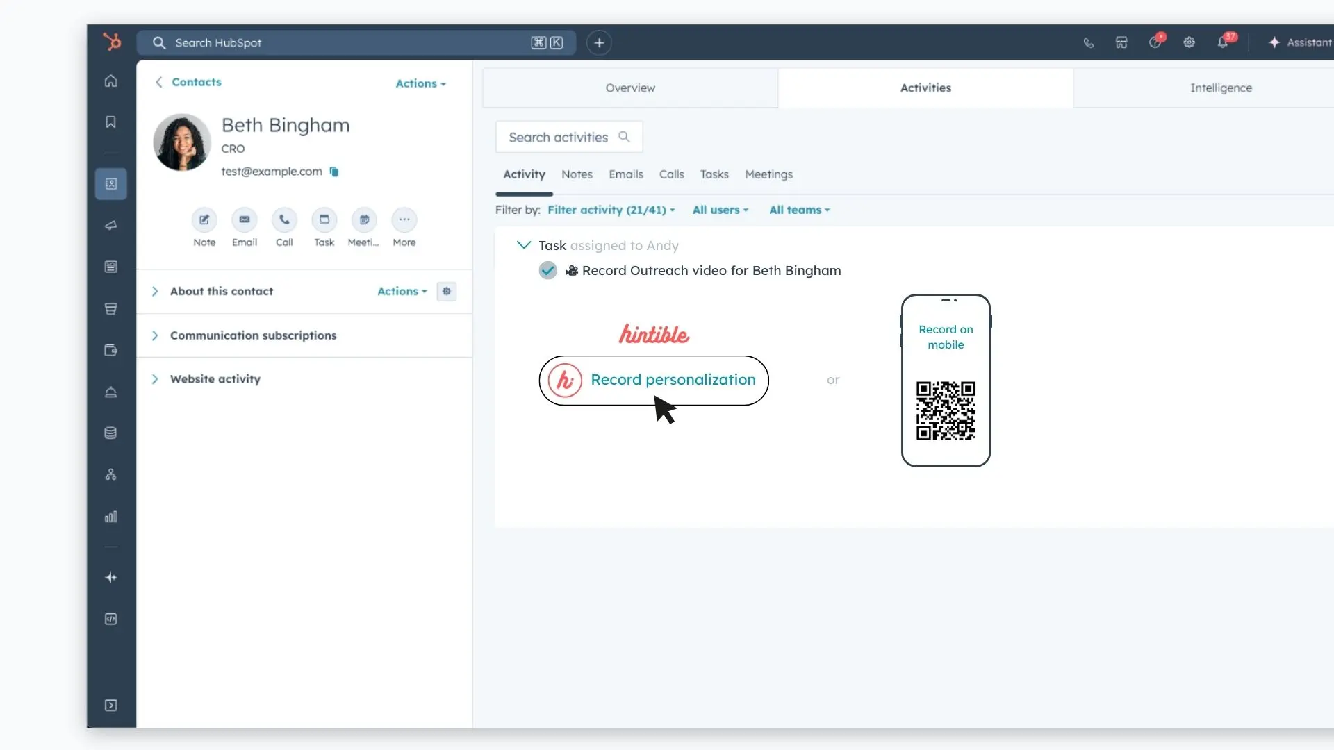 Screenshot 1 of Hintible