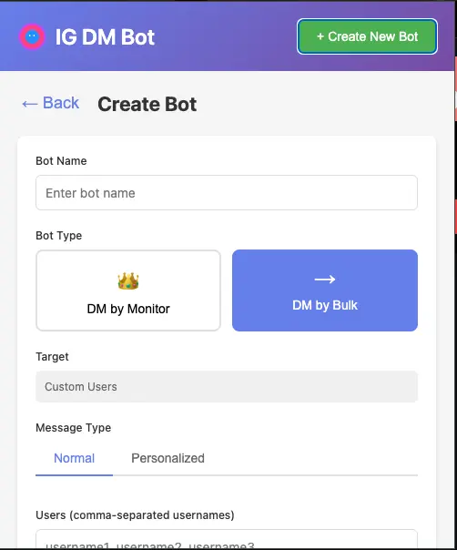 Screenshot 4 of IG DM Bot (Beta)