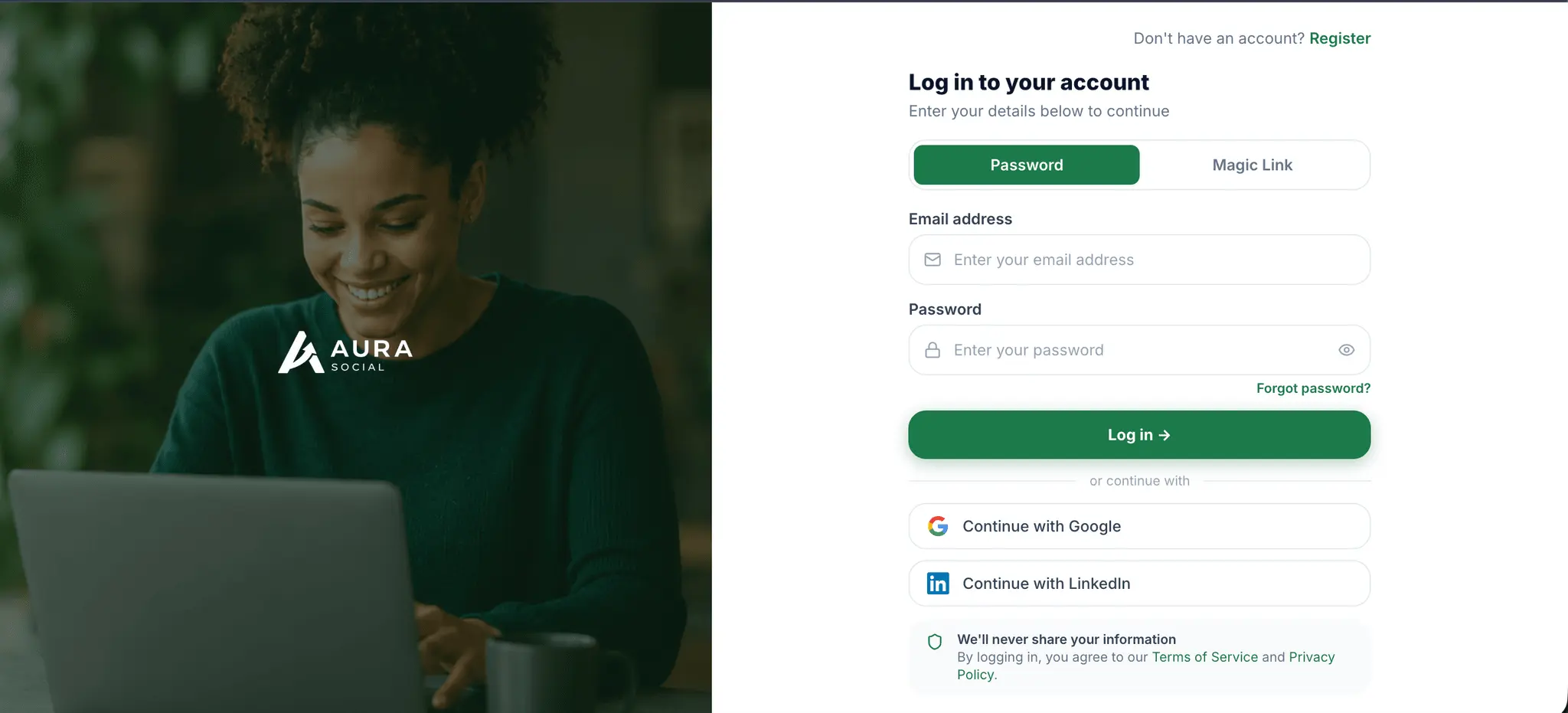 Screenshot 2 of Aura Social