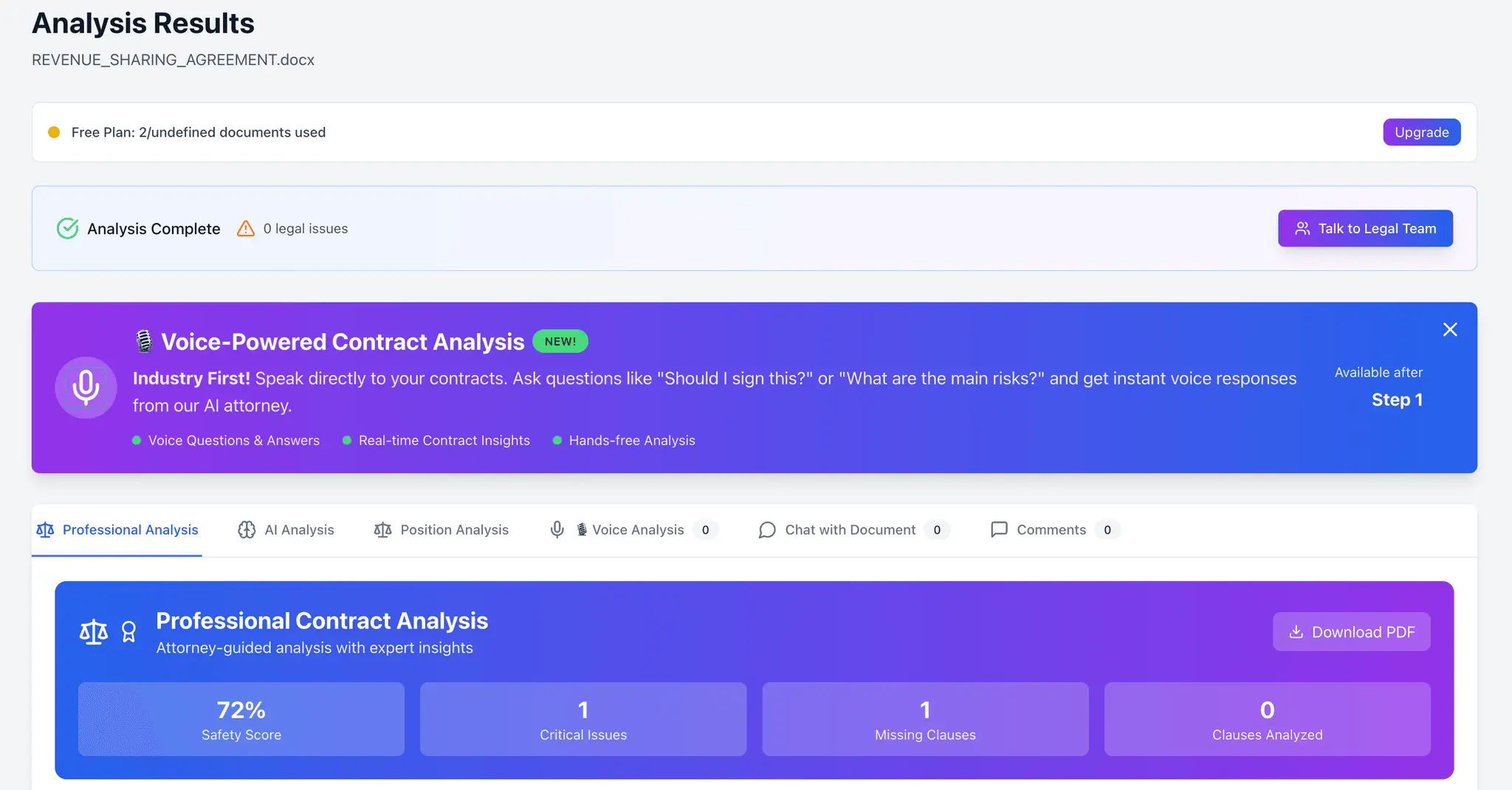 Screenshot 2 of ClauseMate