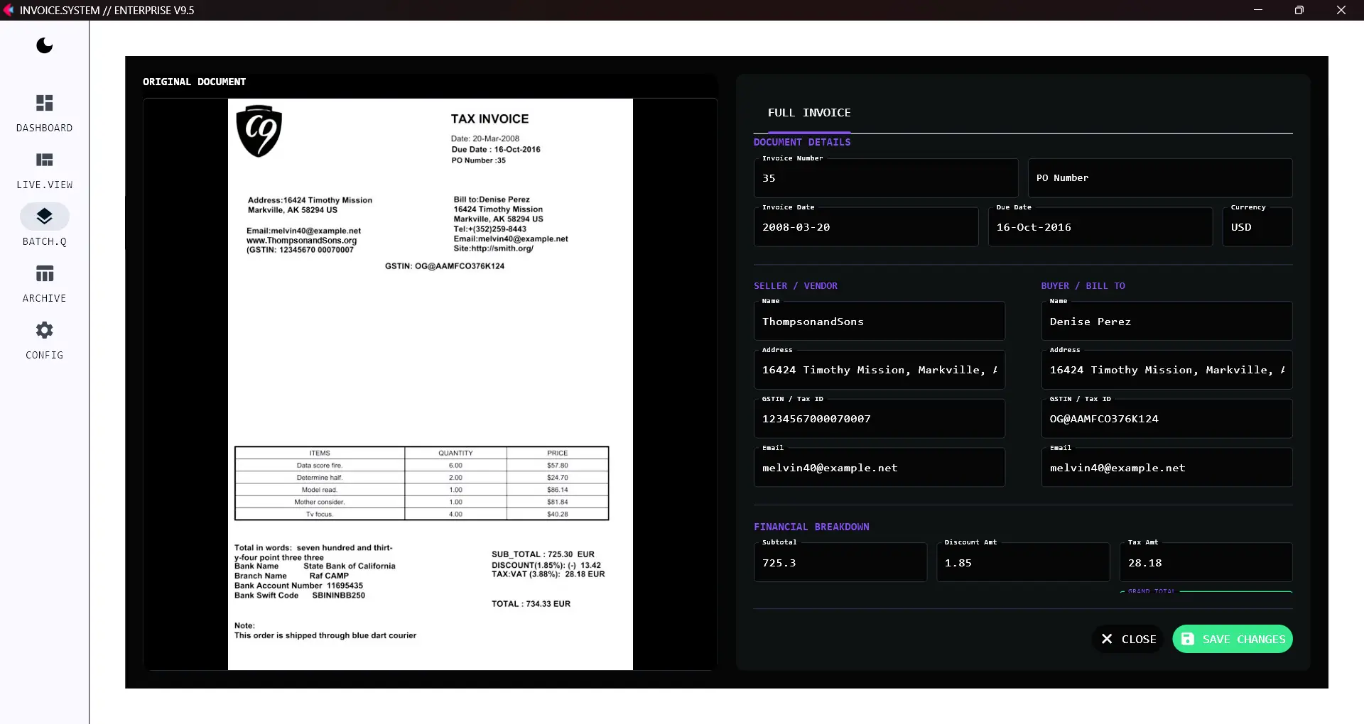 Screenshot 4 of Baraa Invoice System | Enterprise V9.5