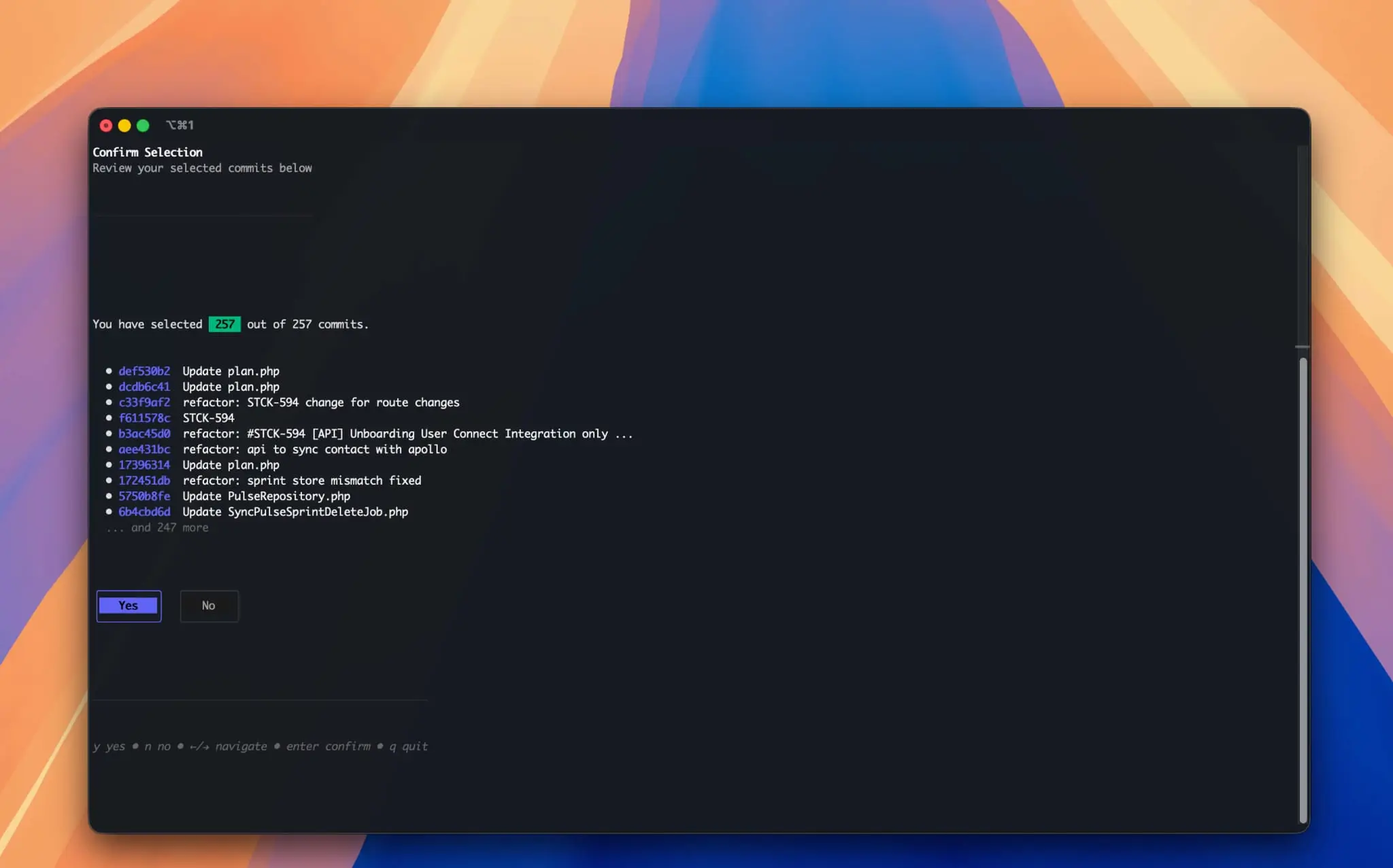 Screenshot 1 of Auto Release Notes