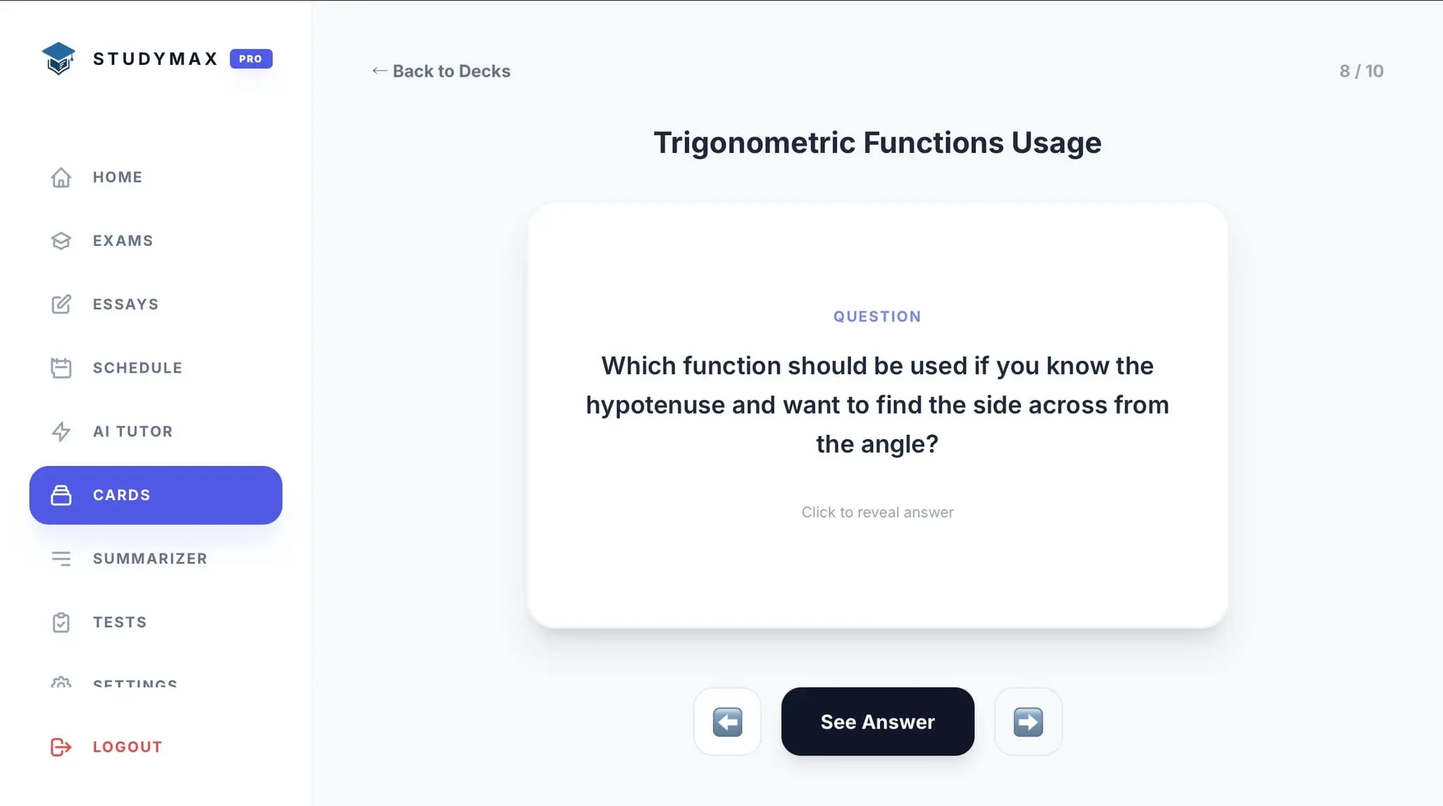 Screenshot 1 of StudyMAX AI