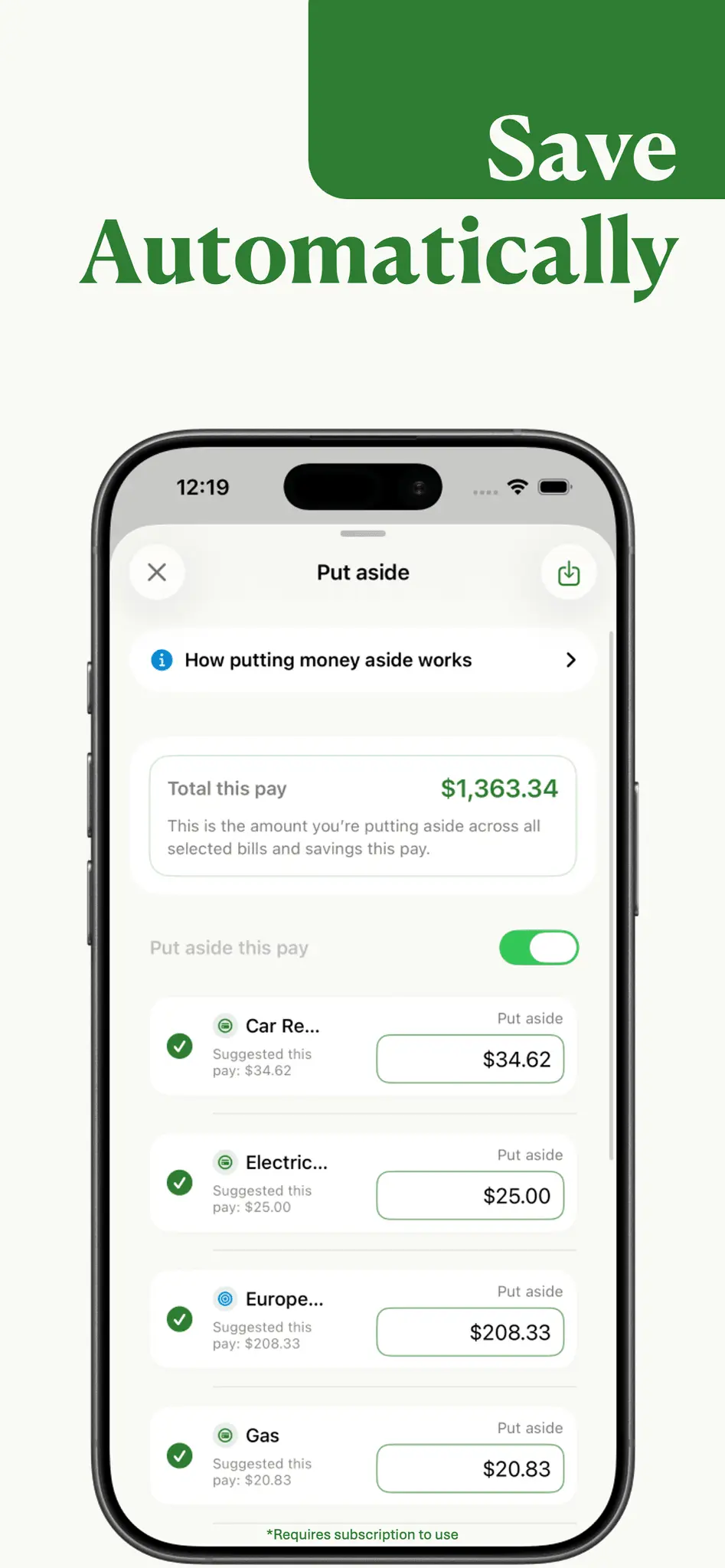 Screenshot 5 of OurBudget