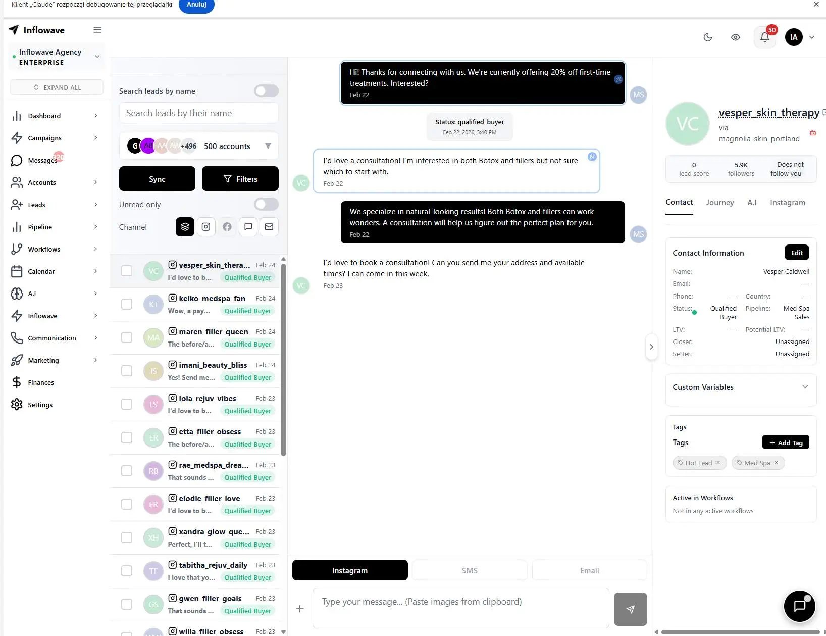 Screenshot 1 of Inflowave