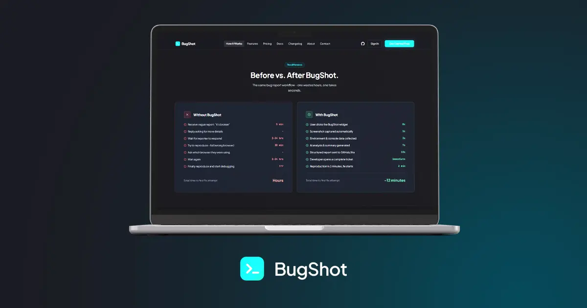 Screenshot 2 of BugShot - Capture. Report. Done