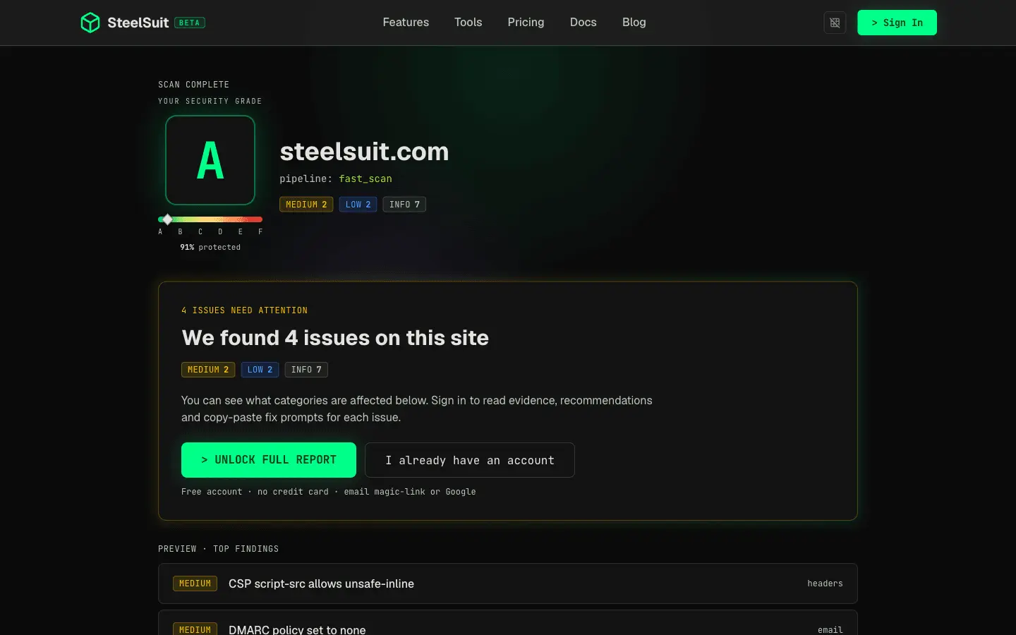 Screenshot 1 of SteelSuit