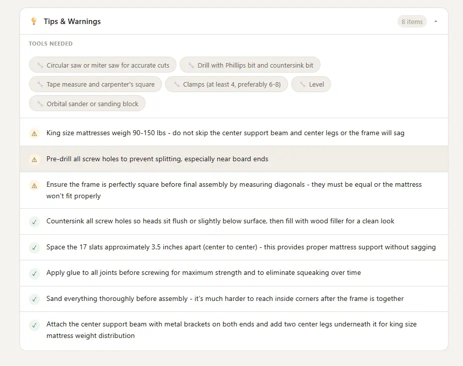 Screenshot 4 of DIY Cut List