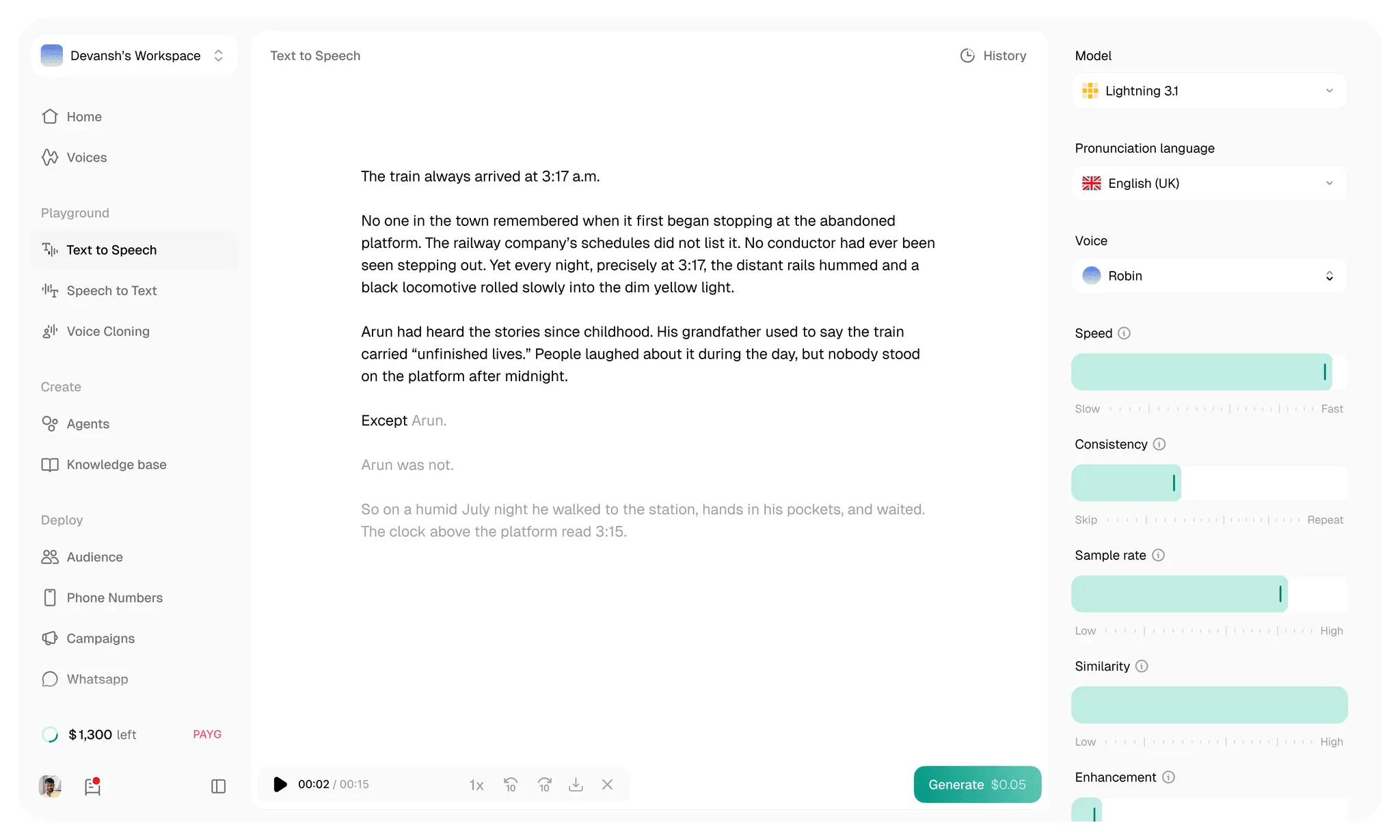 Screenshot 2 of Real Time Voice AI