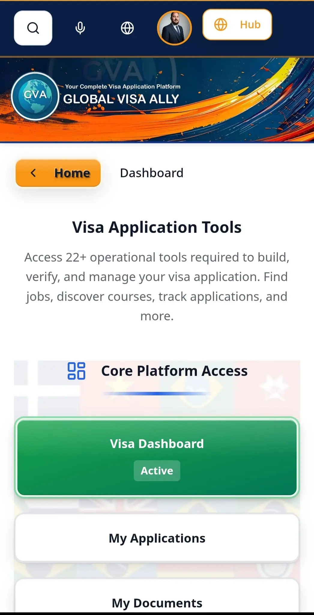 Screenshot 3 of Global Visa Ally - Complete Visa Applica