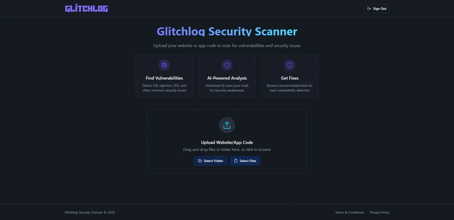 Screenshot 1 of glitchlog