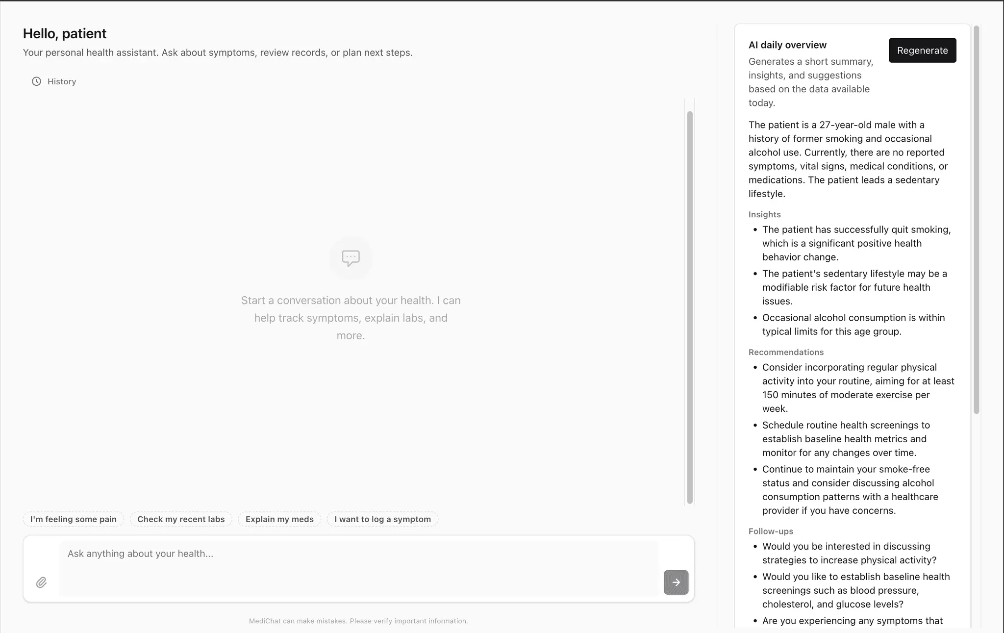 Screenshot 1 of MediChat
