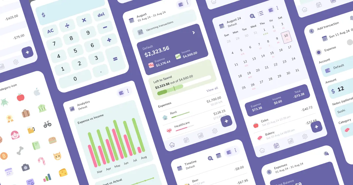 Screenshot 1 of The Budgeting App