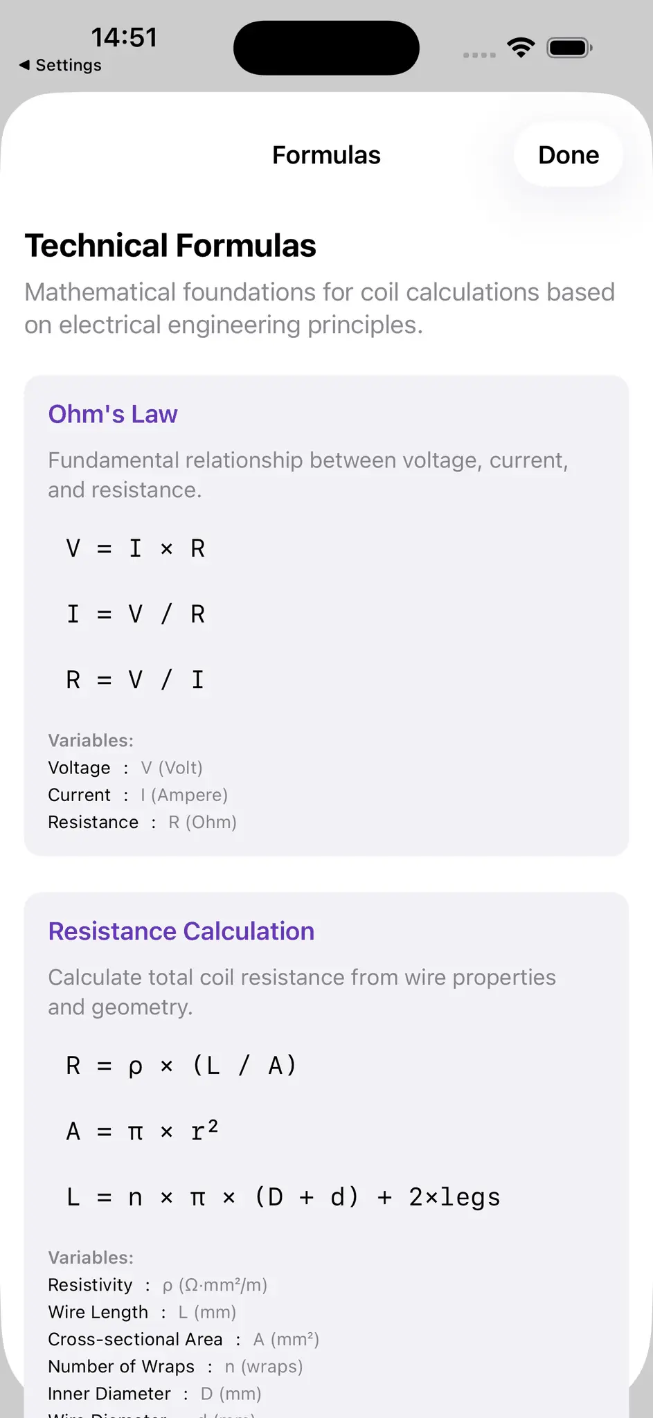 Screenshot 7 of CoilCalc App - App Store