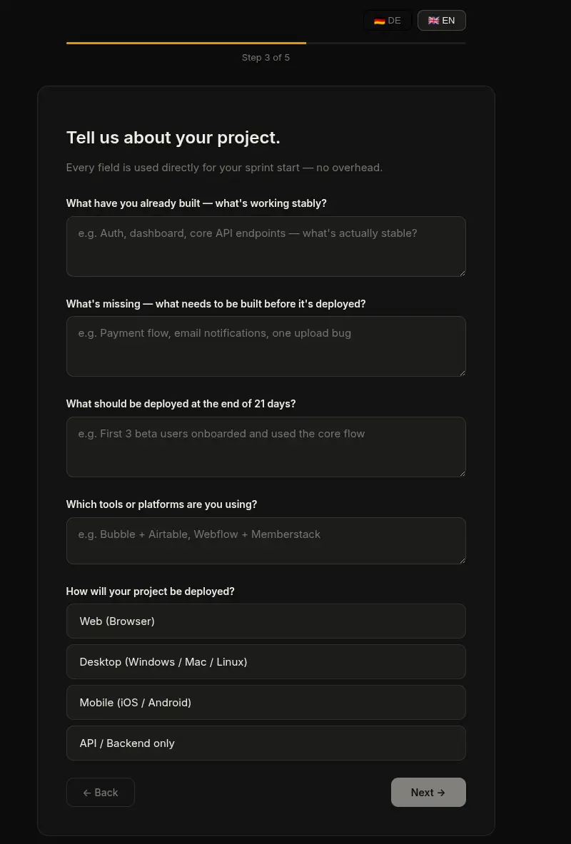 Screenshot 2 of MVP Builder