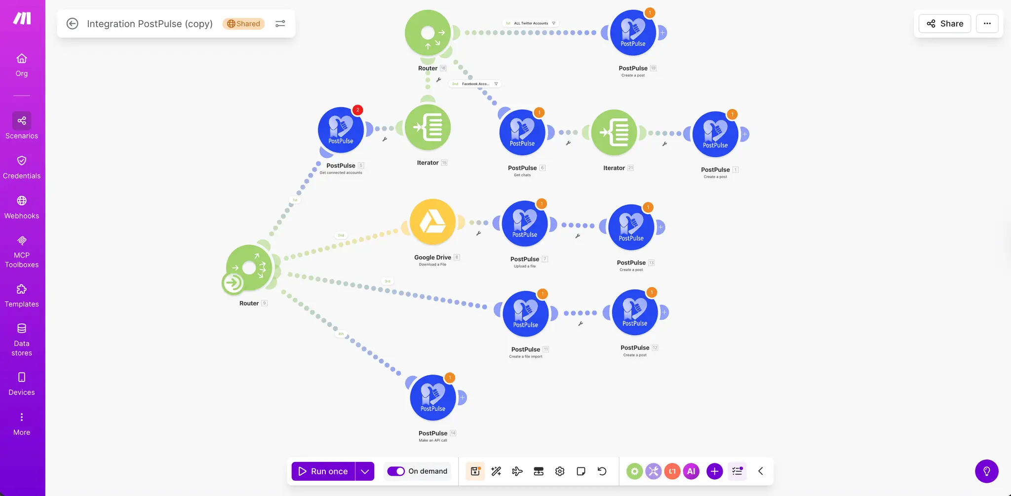 Screenshot 1 of PostPulse for Developers