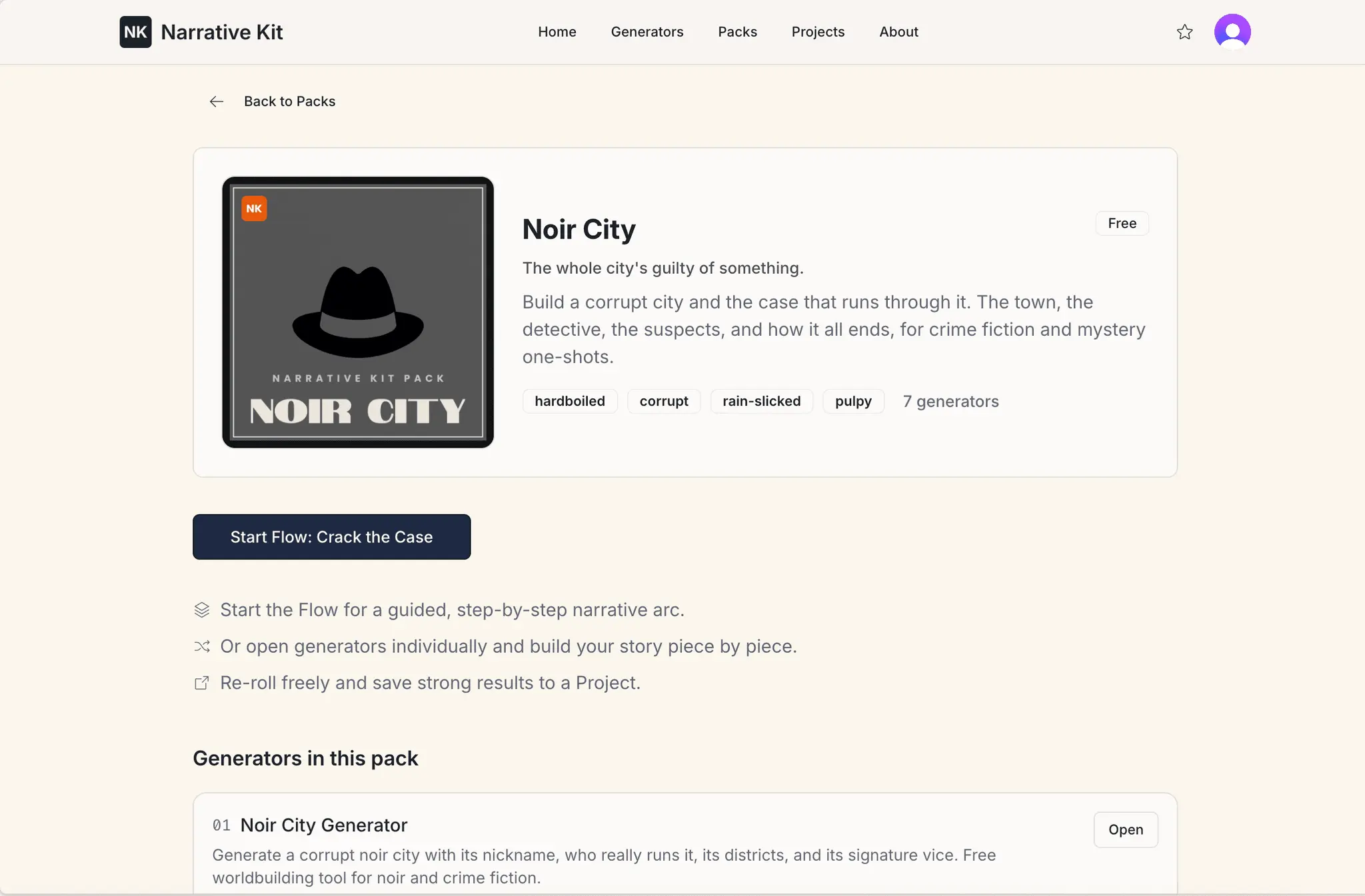 Screenshot 3 of Narrative Kit
