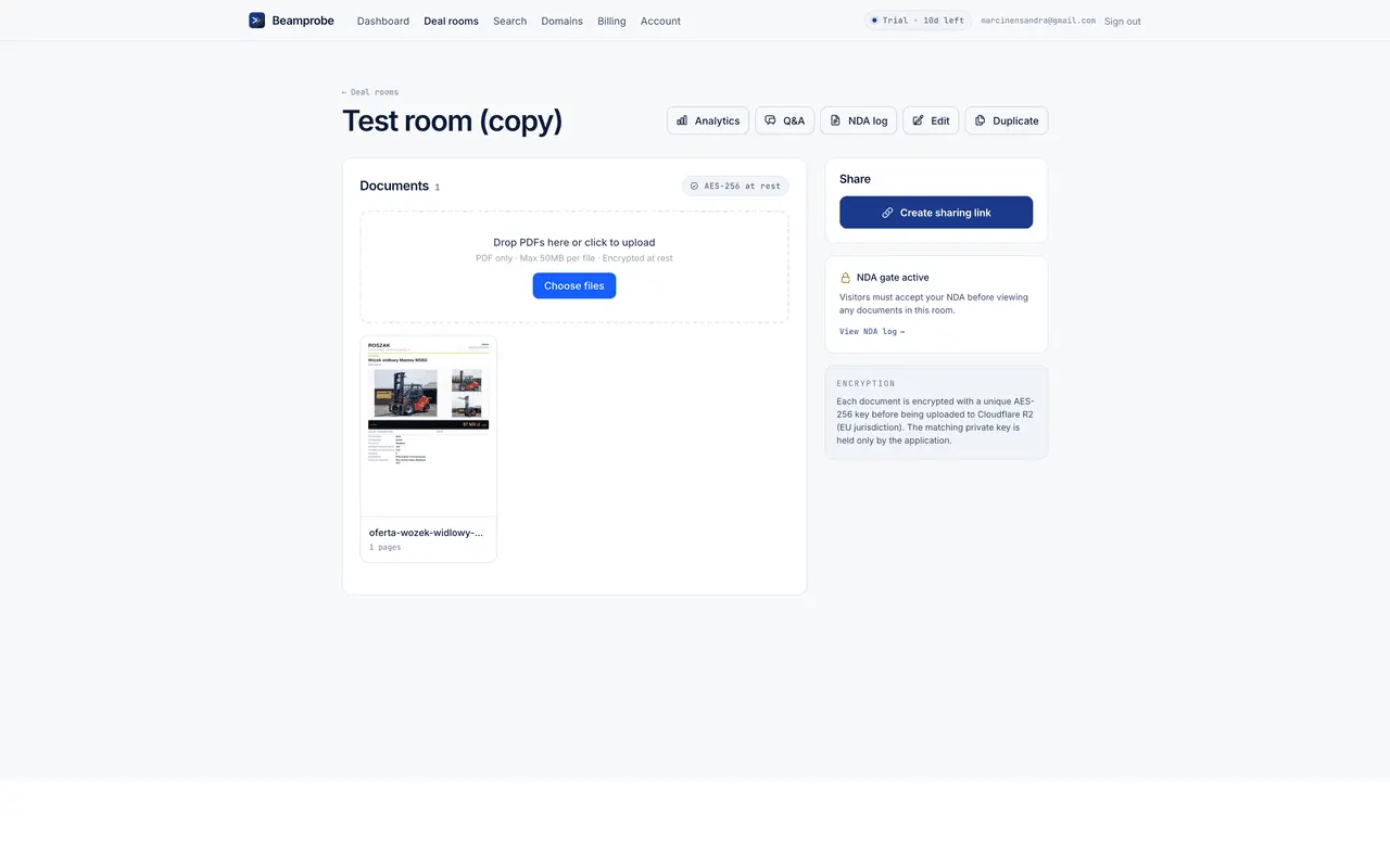 Screenshot 3 of Beamprobe