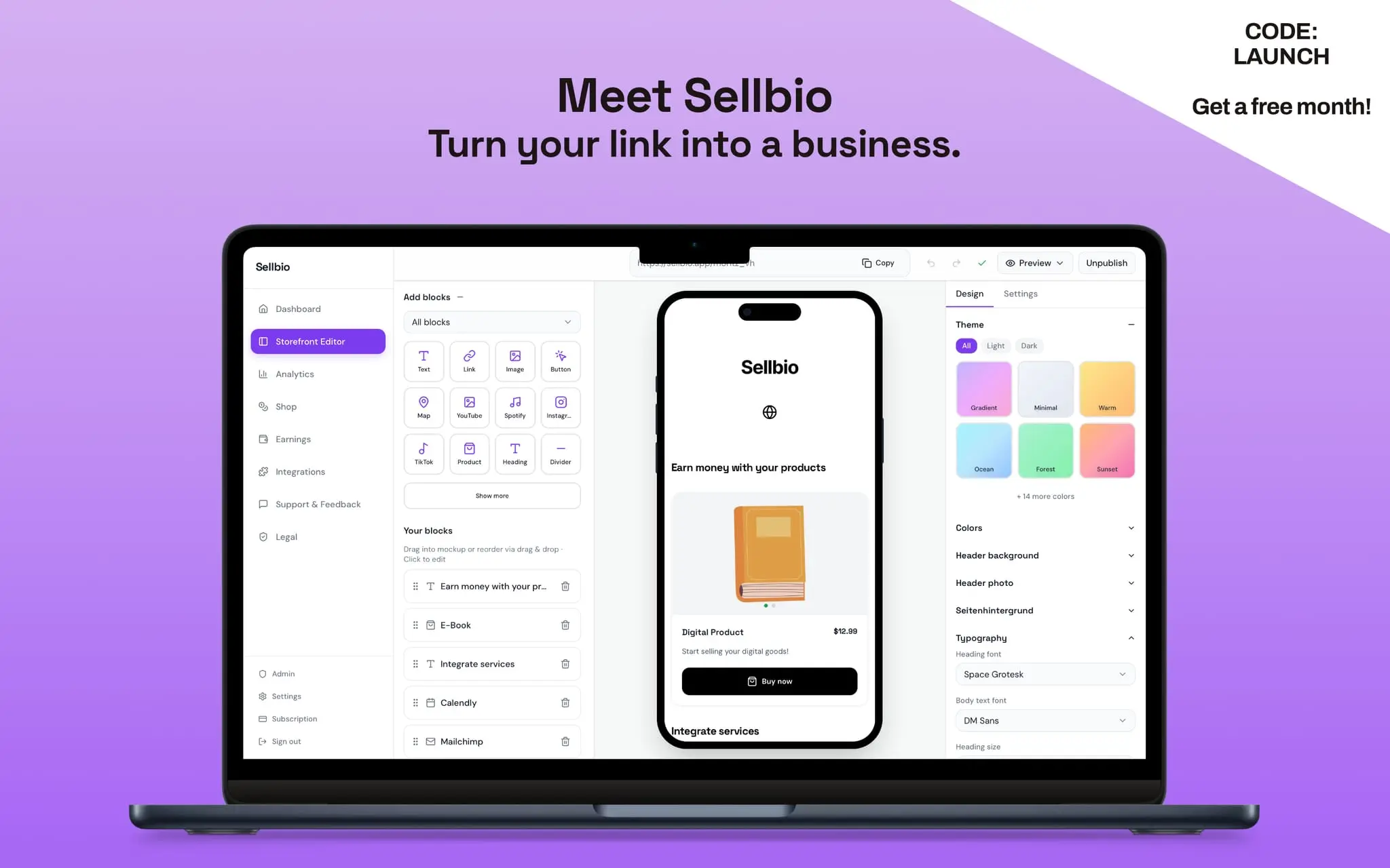 Screenshot 1 of Sellbio