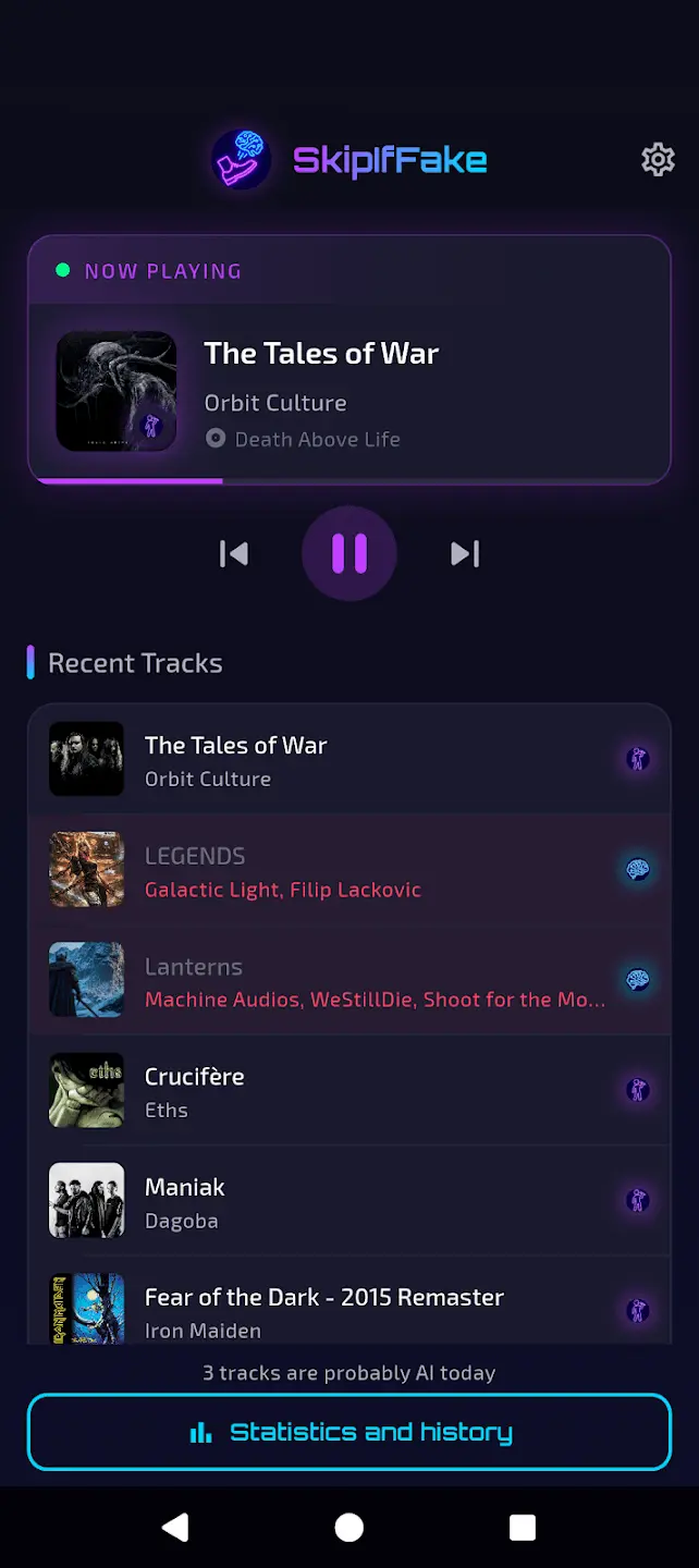 Screenshot 1 of SkipIfFake