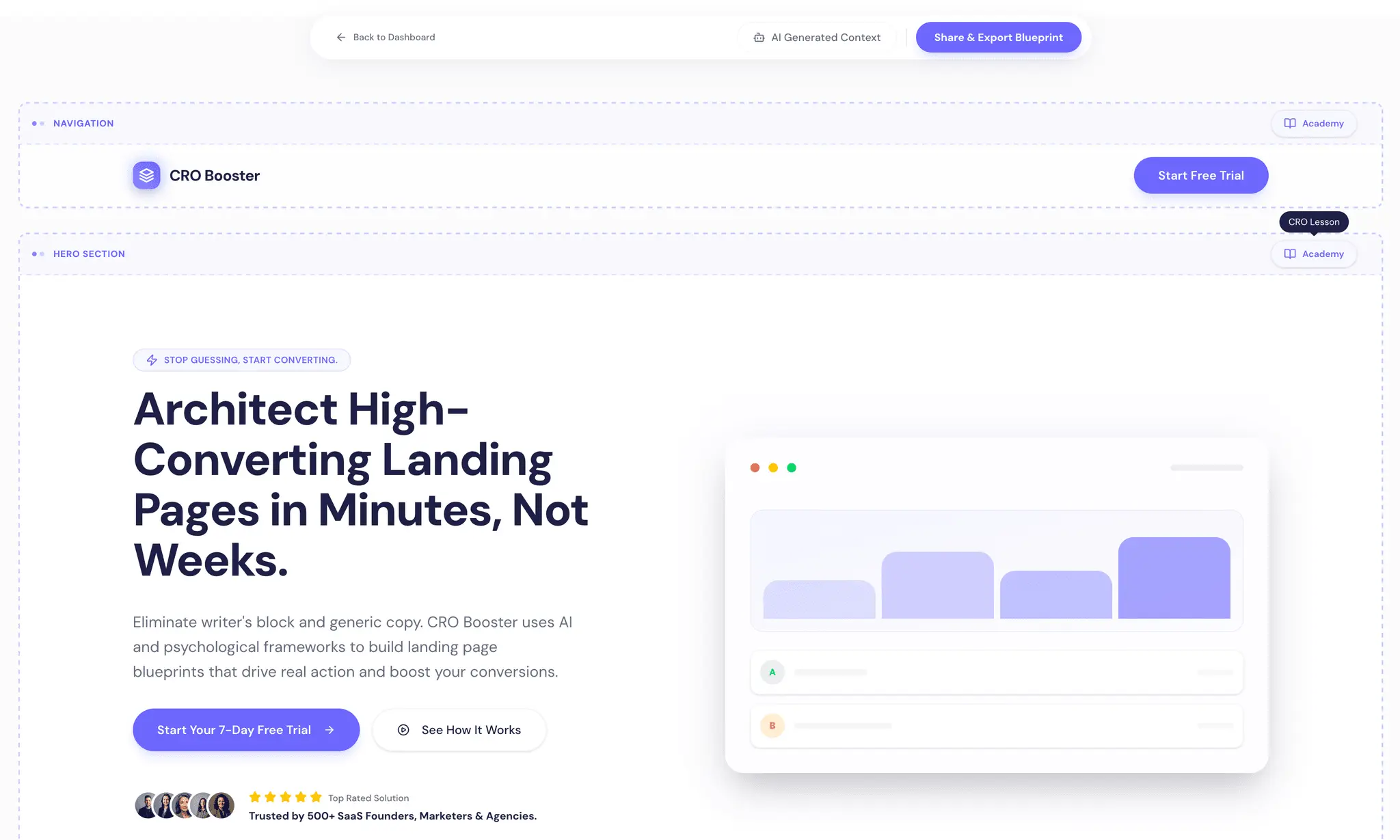 Screenshot 4 of AI Landing Page Generator