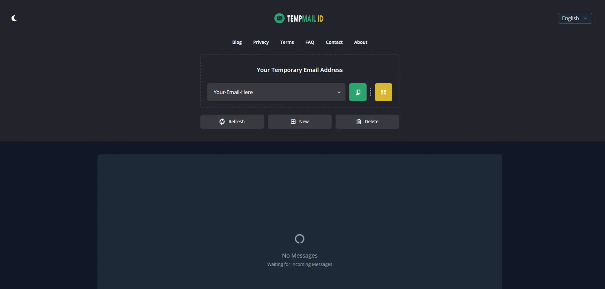 Screenshot 1 of Temp Mail ID