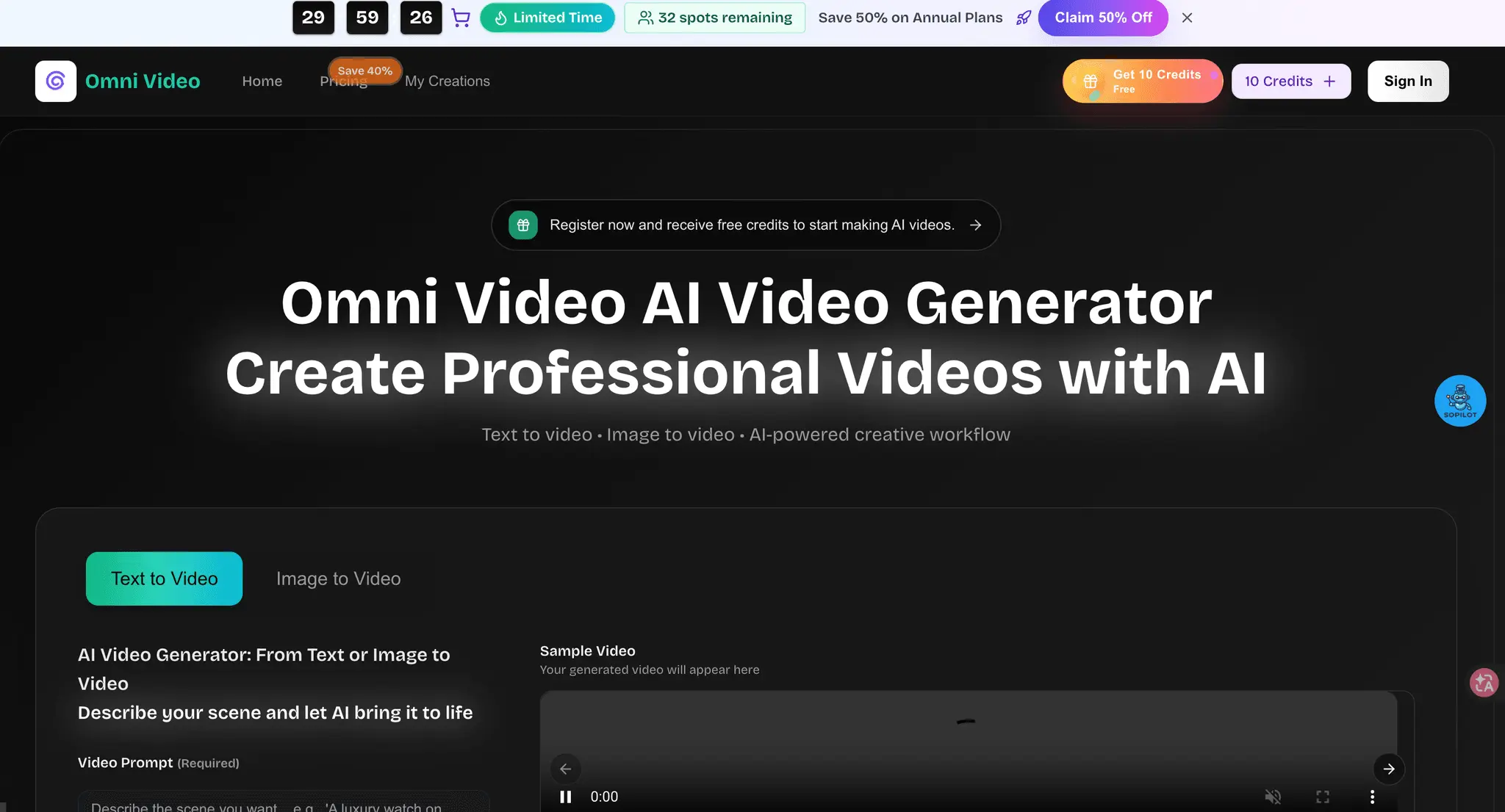 Screenshot 1 of omni video