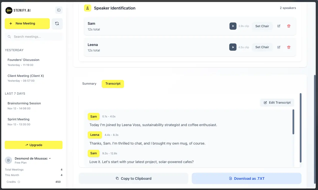 Screenshot 5 of StenifyAI