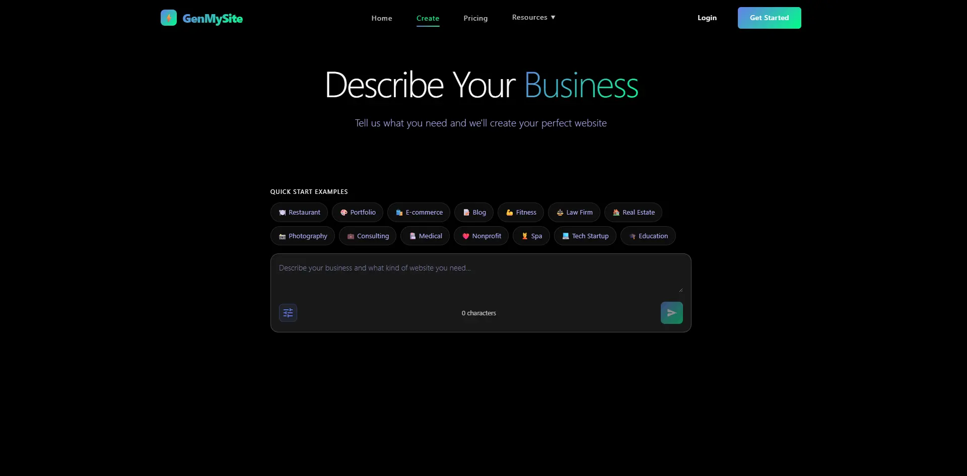 Screenshot 2 of GenMySite