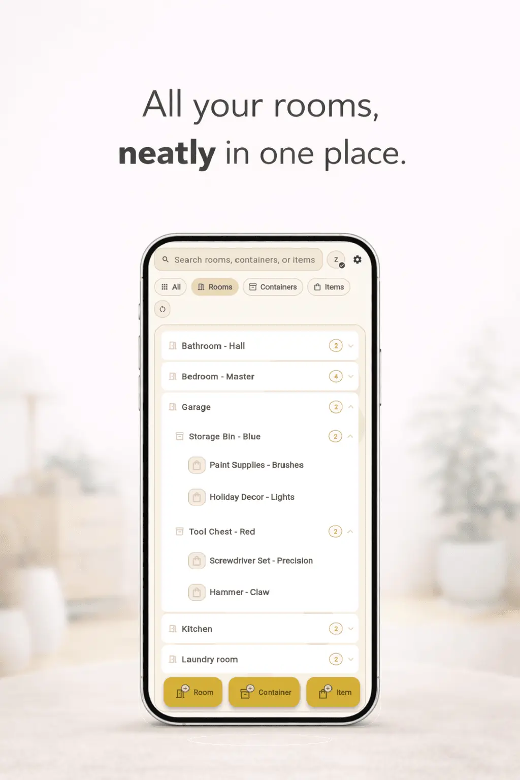 Screenshot 2 of ZenStow: Home Inventory