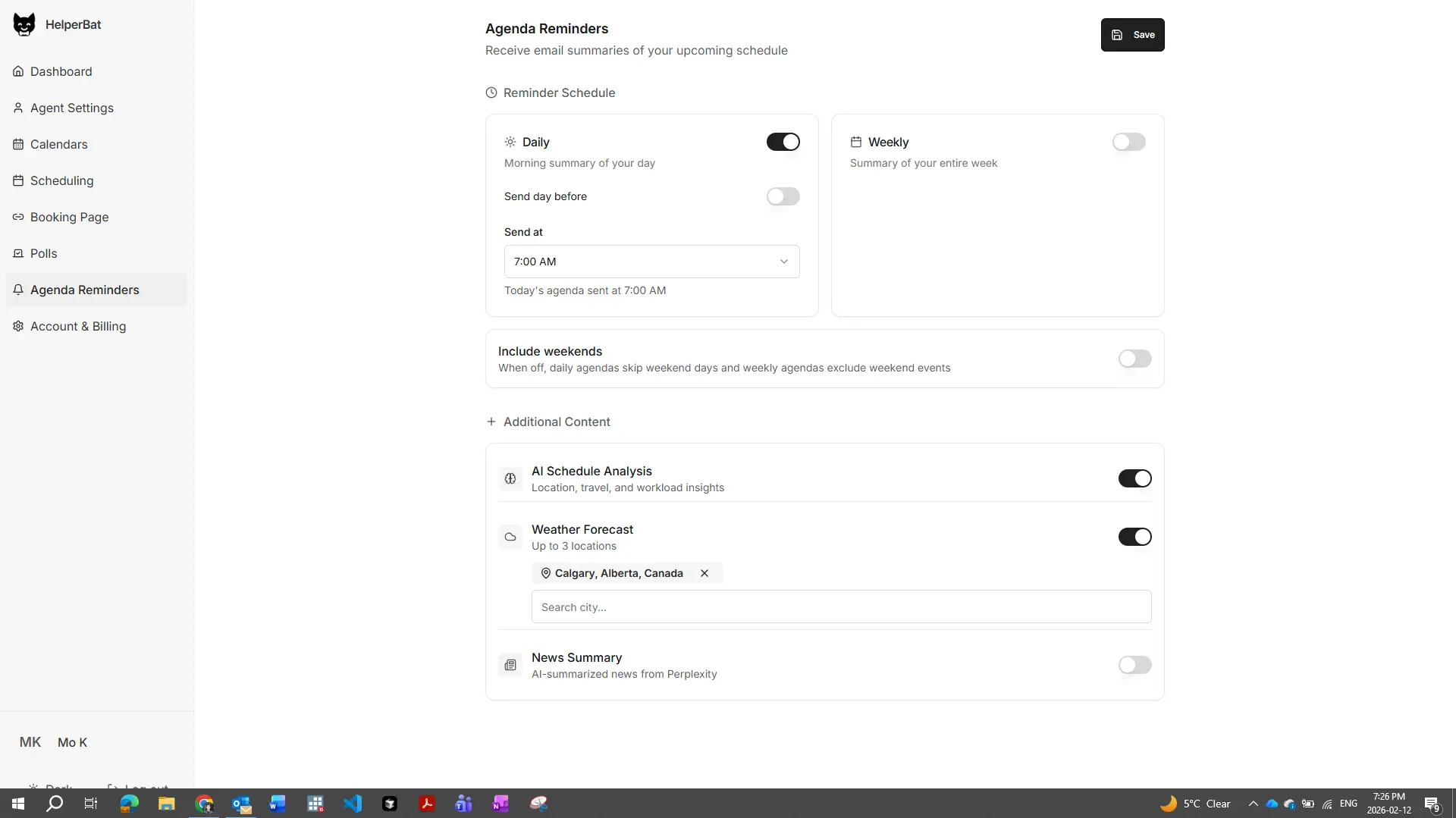 Screenshot 2 of HelperBat