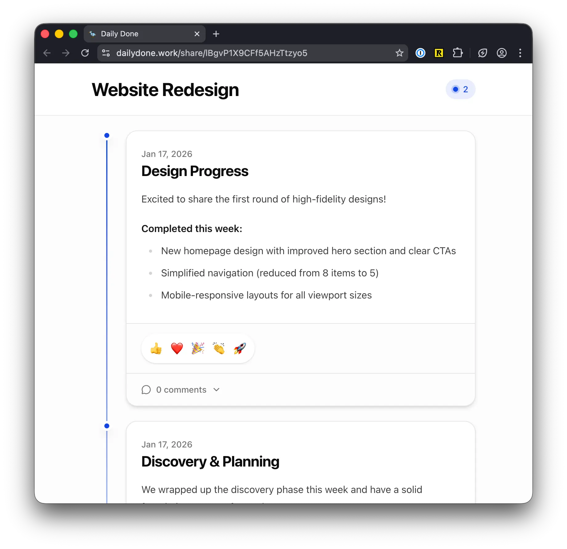 Screenshot 1 of Daily Done