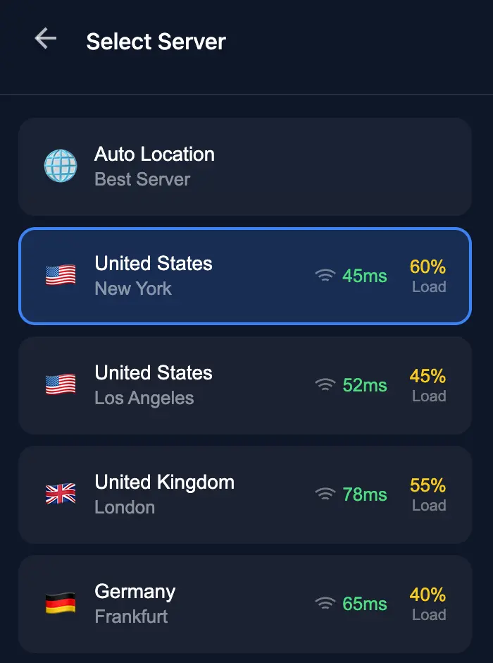 Screenshot 1 of GoVPN